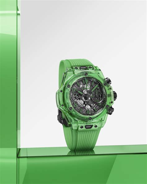 hublot green emerald|hublot unico green saxem review.